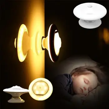 

1pcs LED night light infrared induction lamp office USB 0.8w