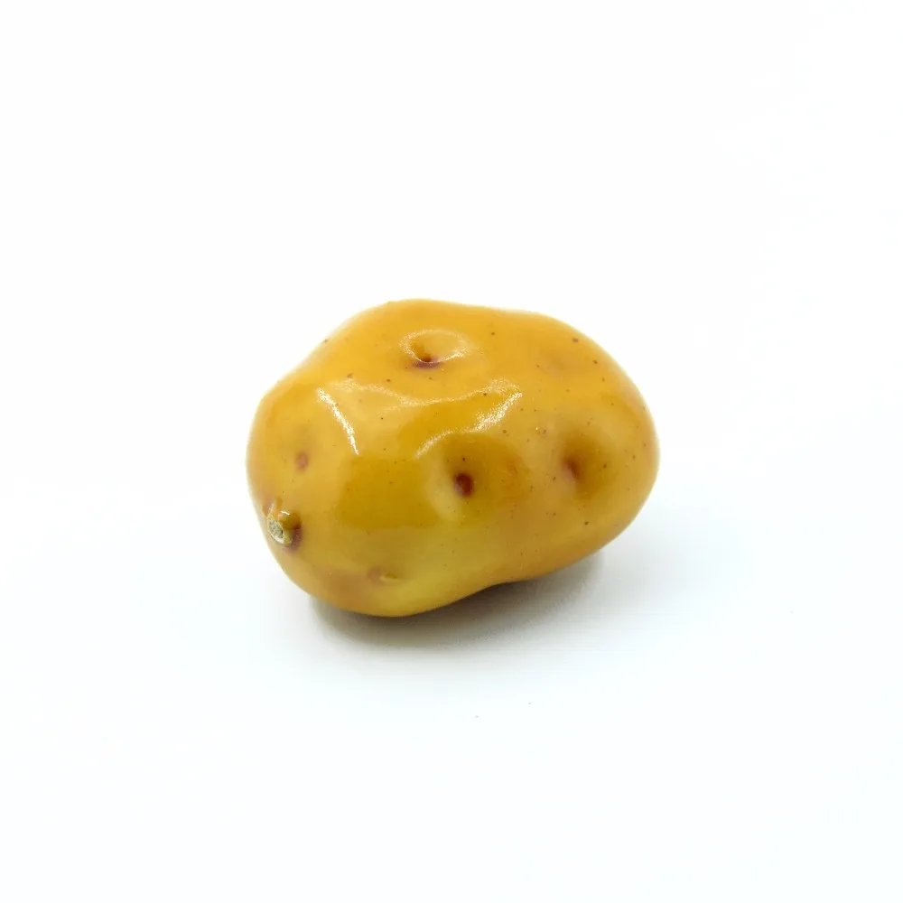 10pcs Mini potato Foam Artificial Fake Fruit Vegetable Home Wedding Decoration Cognitive Toy Props