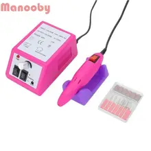 MManooby электрическая пилка для ногтей, пилка для ногтей, набор сверл для акриловых ногтей, гелевая Полировочная пилка для нейл-арта