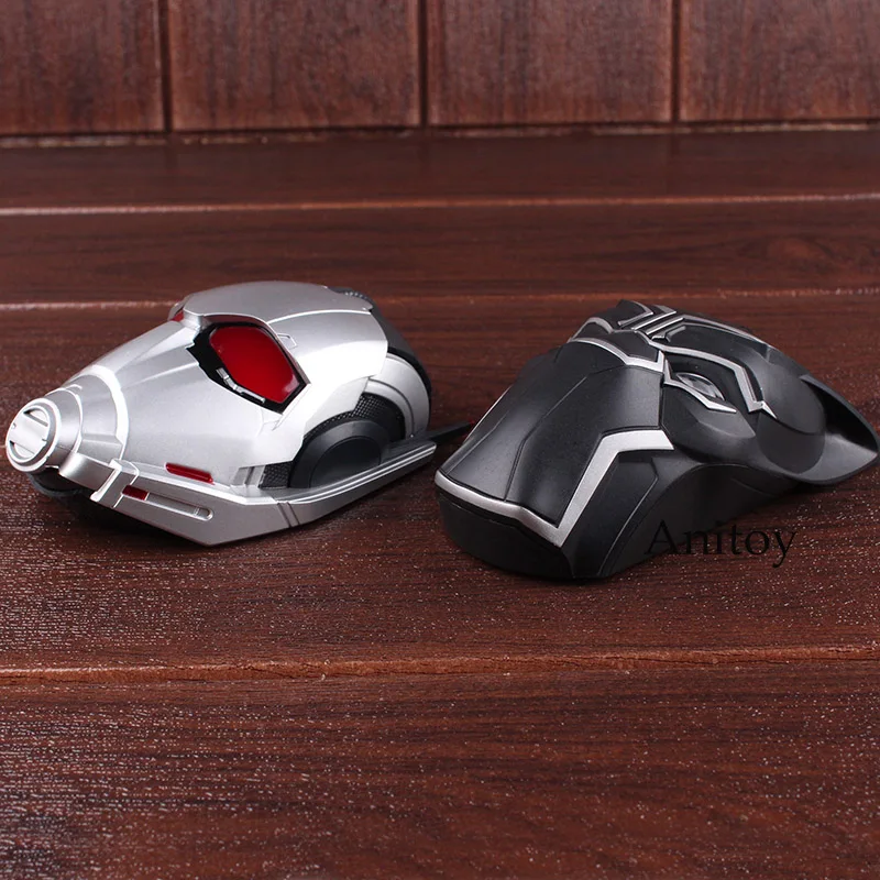

Marvel Comics Marvel Toys Panther Ant-Man Ant Man Bluetooth Wireless Mouse Original Action Figure Led Lighting 4*12cm