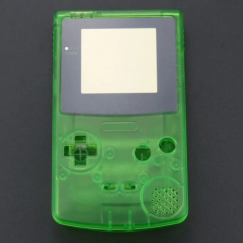 YuXi полный корпус оболочка Крышка для nintendo Gameboy цвет Замена для GBC контроллер пластиковый чехол - Цвет: G