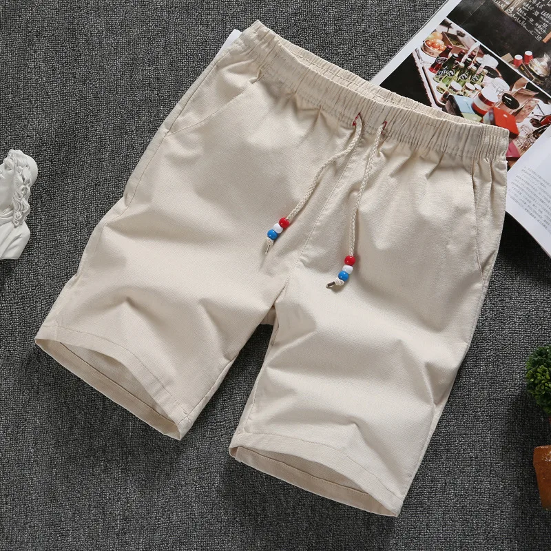 Большие размеры 3XL 4XL 5XL 6XL мужские летние повседневные модные шорты сплошной цвет 28