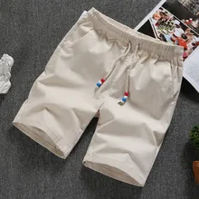 Большие размеры 3XL 4XL 5XL 6XL мужские летние повседневные модные шорты сплошной цвет 28