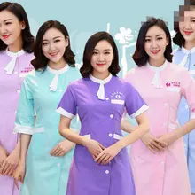 Униформа медсестры косметолога комбинезоны спецодежда медицинская платье косметолога униформа для салона красоты