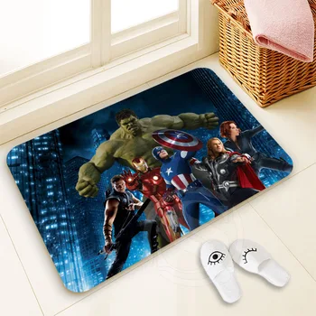 

H-P249 Custom Avengers #1 Doormat Home Decor 100% Polyester Pattern Door mat Floor Mat foot pad SQ00722-@H0249