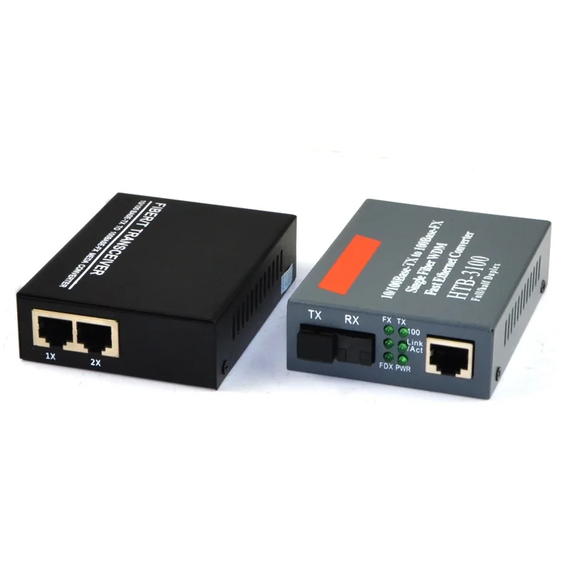bilder für 1 Para 10/100 Mbps Fiber Optic Media Converter 1 CH * SC 2 CH * RJ45 Konverter 1 CH * SC 1 CH * RJ45 Glasfaser-transceiver bilder für 1 Para 10/100 Mbps Fiber Optic Media Converter 1 CH * SC 2 CH * RJ45 Konverter 1 CH * SC 1 CH * RJ45 Glasfaser-transceiver