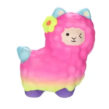 Squeeze soft Squishies очаровательные Llamas Альпака медленно поднимающиеся фрукты Ароматические Squeeze снятие стресса забавная игрушка в подарок Z0225