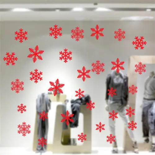 1PC Christmas Snowflake Window Glass Sticker Frozen Decal Vinyl Xmas Snow Decor