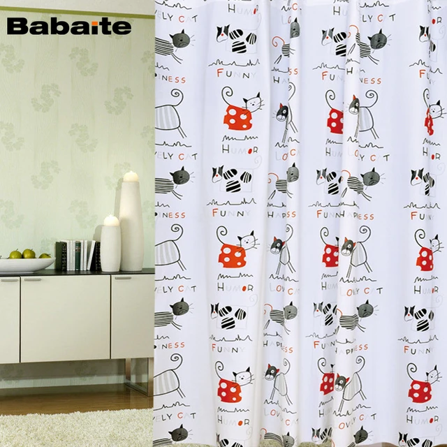 Babaite 3D Luxe Printing Cartoon Leuke Katten Waterdichte Moldproof ... Babaite 3D Luxe Printing Cartoon Leuke Katten Waterdichte Moldproof ...