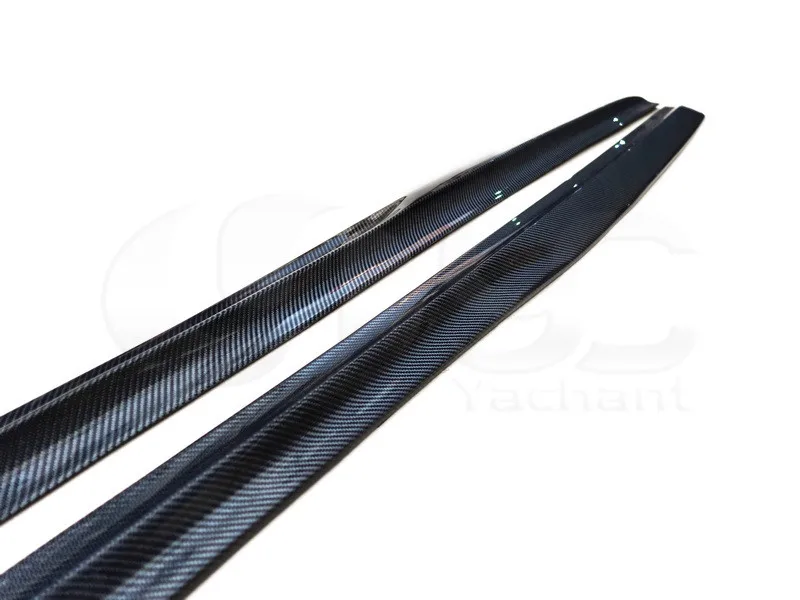 2015-2017 Mercedes Benz C217 S63 Coupe  PSM Style Side Skirts Extention Underboard CF (4)