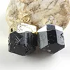 KFT – pendentif Tourmaline noire naturelle, forme irrégulière, Chakra Reiki, énergie de guérison, pierre brute, bijoux cadeau pour femmes et hommes ► Photo 1/5
