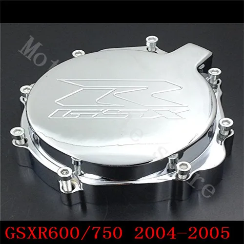 

For Suzuki GSXR600 GSXR750 2004-2005 K4 GSXR1000 2003 2004 K3 Motorcycle Engine Stator cover CHROME left side k4