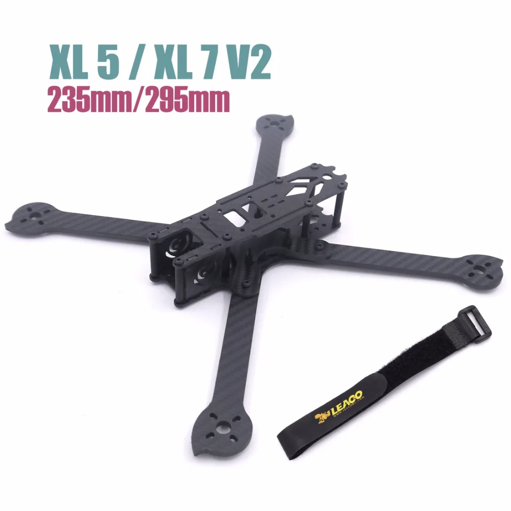3K полностью из углеродного волокна XL5 V2 235 мм XL7 295 True X 5 7 дюймов FPV рама для