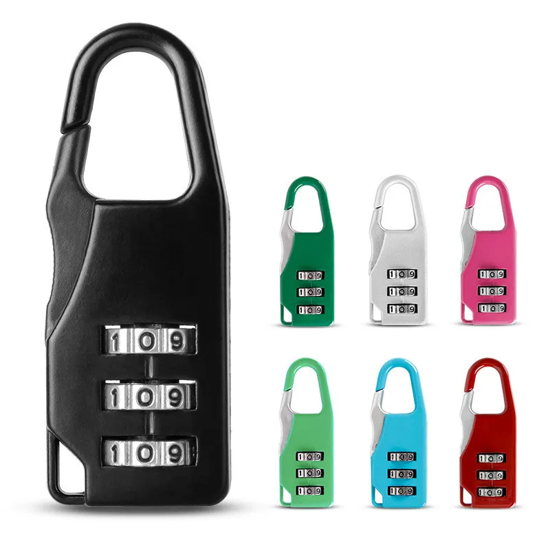 2pcs/lot Alloy Combination Code Number Lock Padlock Luggage lock for