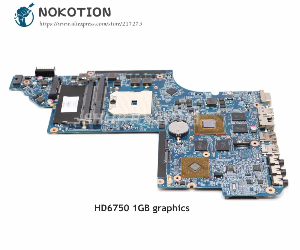 NOKOTION 650854-001 Laptop Motherboard For Hp Pavilion DV6 DV6-6000 Main Board Socket fs1 DDR3 HD6750 1GB Video card NOKOTION 650854-001 Laptop Motherboard For Hp Pavilion DV6 DV6-6000 Main Board Socket fs1 DDR3 HD6750 1GB Video card
