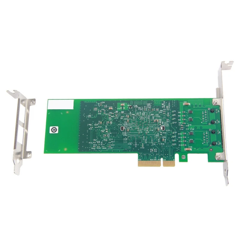 Двухпортовая сетевая карта Pci-E X4 Gigabit Ethernet 10/100/1000 Мбит/с Lan адаптер контроллер