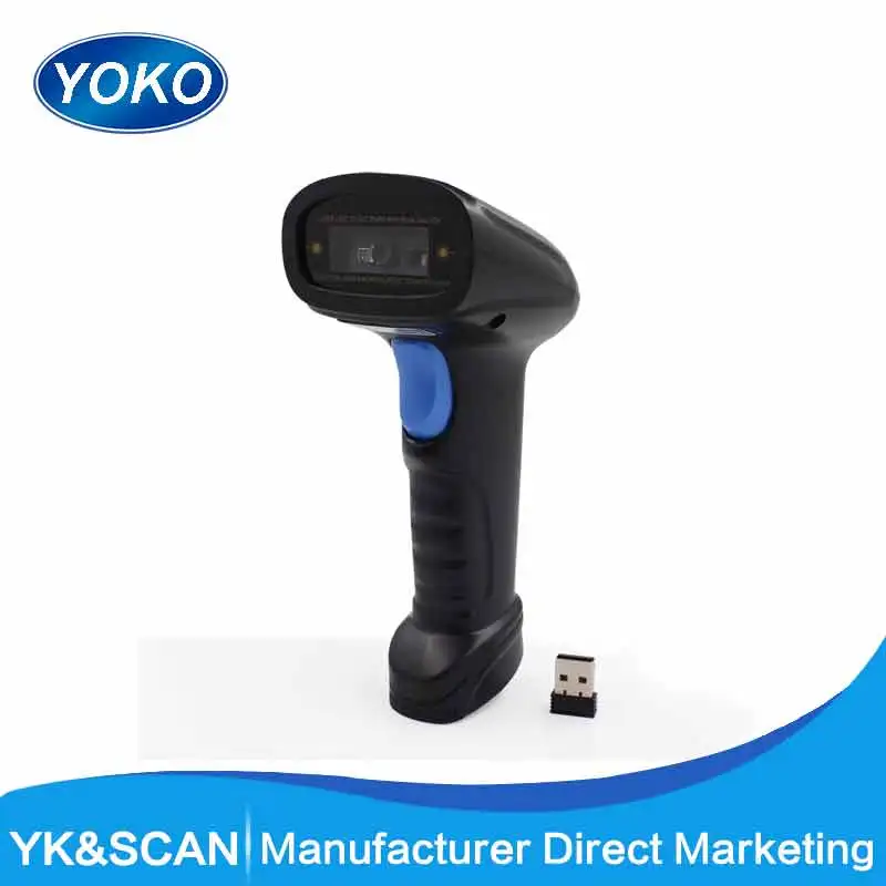 

2D/QR/1D 2.4G Wireless Cordless Barcode Scanner CMOS Scanner WM3 Mini USB Interface 230Times / Second Free Shipping