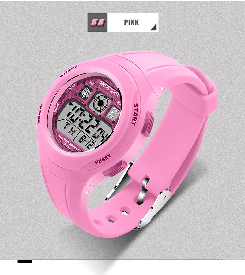Sanda цифровой светодиодный кварцевые часы для мальчиков и девочек модные спортивные Reloj Relojes наручные часы 331