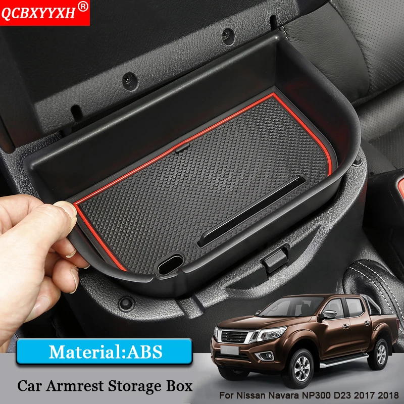 QCBXYYXH Car Styling ABS Car Center Console Armrest Storage Box Covers