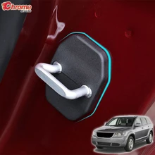 Serrure de porte housse de protection protéger bras damier pour Dodge Journey Fiat Freemont 2009-2018 2015 2016 2017 bouchon décoration