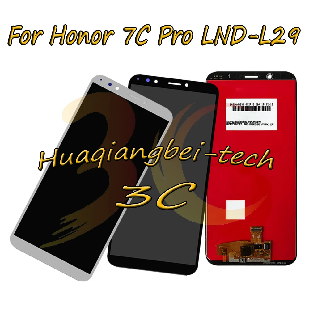 

5.99'' New For Huawei Honor 7C Pro LND-L29 Full LCD DIsplay + Touch Screen Digitizer Assembly White/Black/Gold/Blue 100% Tested