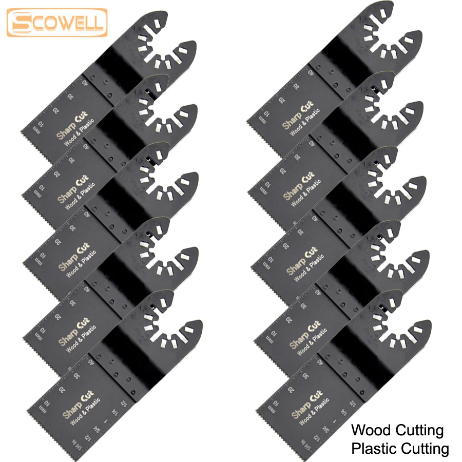 10//30x 34mm Oscillating Saw Blades For Fein Multimaster Bosch Makita Multitool