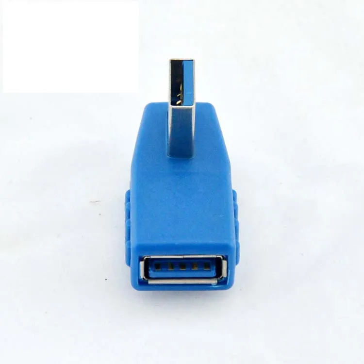 10 قطعة usb3.0 نوع-A الذكور إلى الإناث تمديد كابل 90 درجة زاوية الحق محول