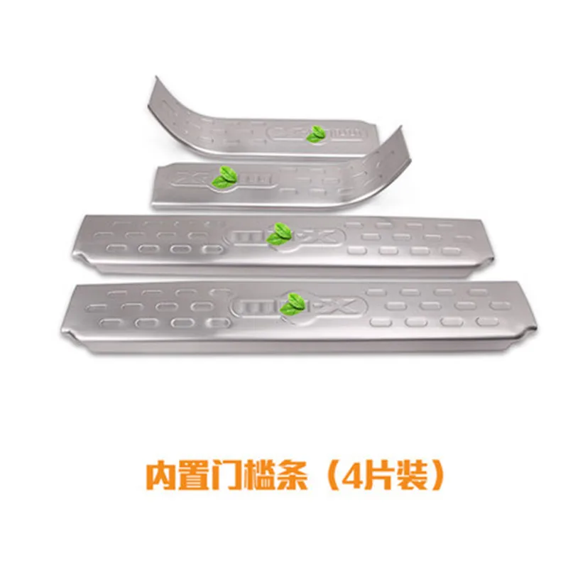 

Stainless SteelInternal External Scuff Plate/Door Sill Door Sill pedal bienvenidos For ISUZU mux 2018 Car Styling