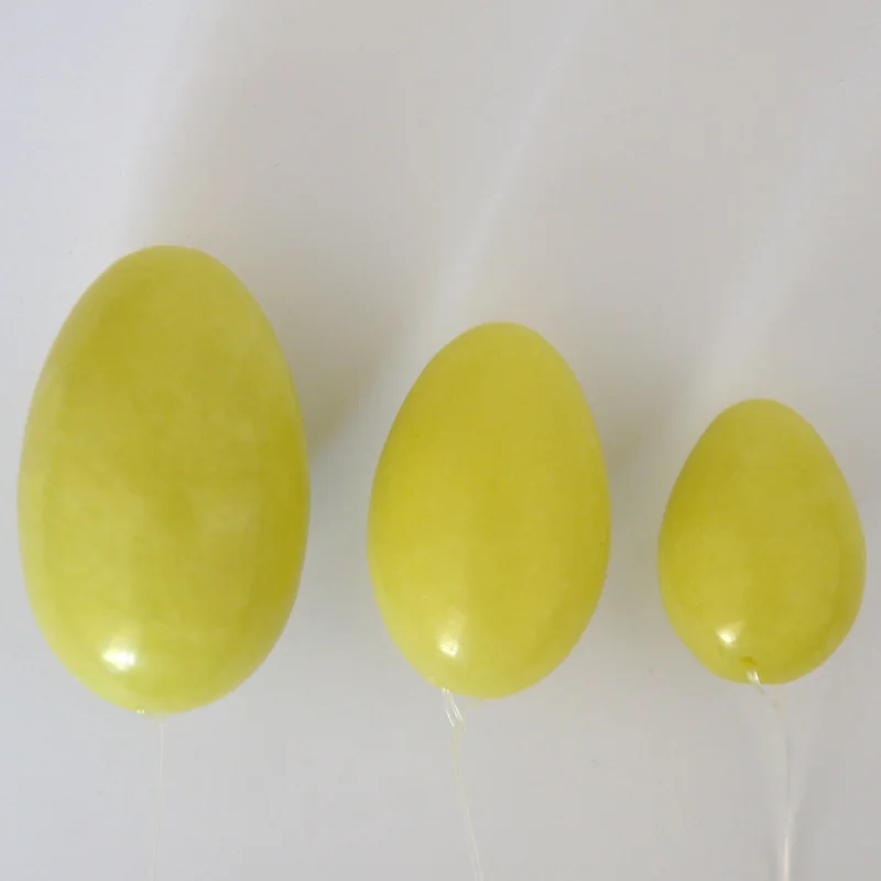 1 set(3 size) jade egg Muscles Exercises strengthen pelvic floor muscles ben wa Yoni egg postpartum recovery for Kegel exercise 1 set(3 size) jade egg Muscles Exercises strengthen pelvic floor muscles ben wa Yoni egg postpartum recovery for Kegel exercise