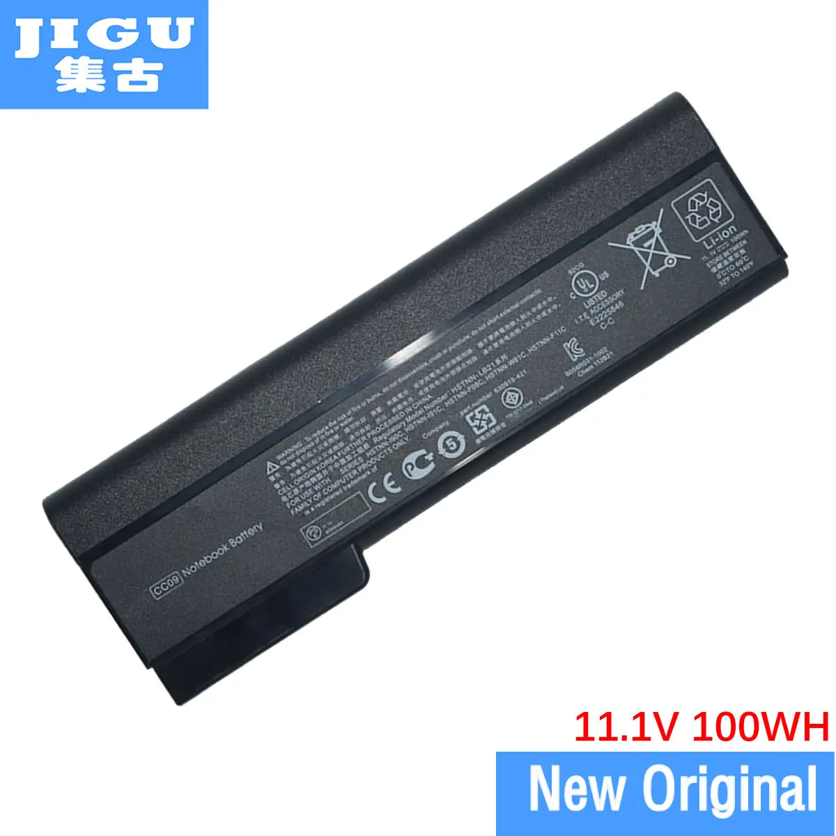 JIGU HSTNN-W81C QK642AA QK643AA Оригинальный аккумулятор для ноутбука HP EliteBook 8460p 8460w 8470p 8470w 8560p
