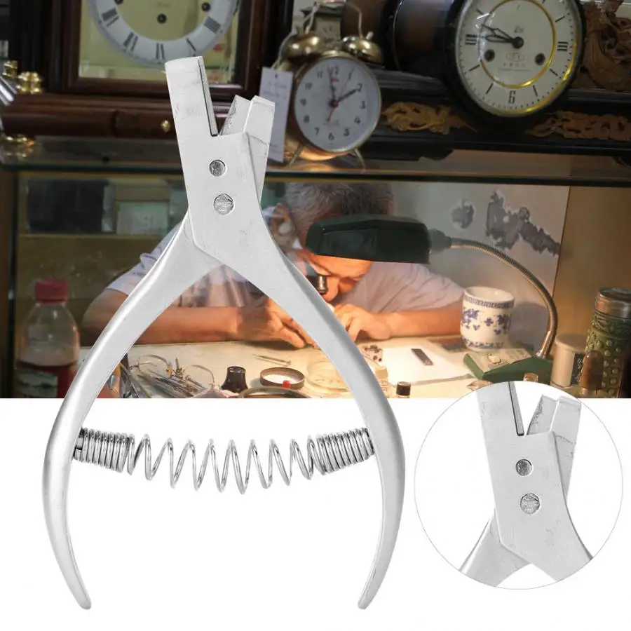 

Professional Leather Watch Strap Cutter Watchband Cutting Notching Plier Watchmaker Repair Tool Watch Repair Tool For Watchmaker