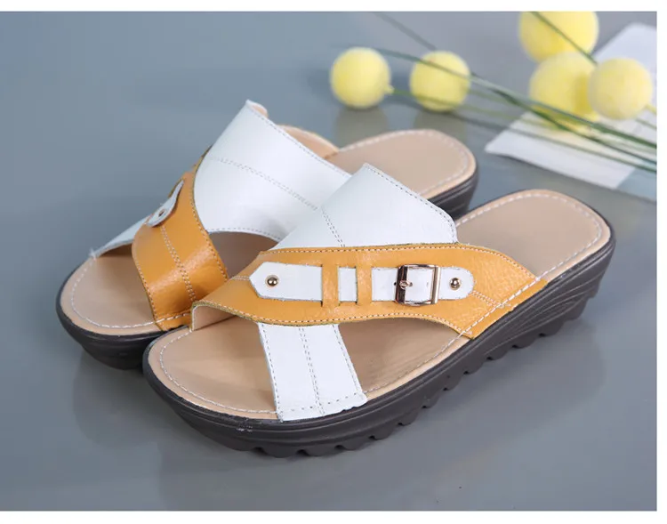 AH 1793-2019 Genuine Leather New Women Sandals-2
