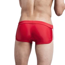 Мужские плавательные трусы, стильный купальник с завязками, купальные трусы, Шорты для плавания, мужские купальники