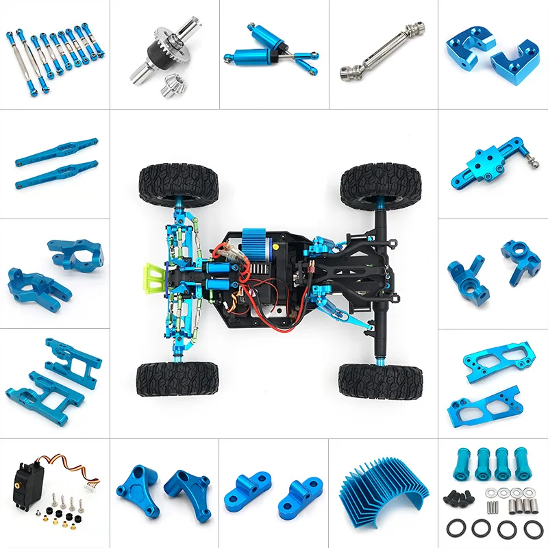 Wltoys 12428 12423 обновленный автомобиль с дистанционным управлением металлические