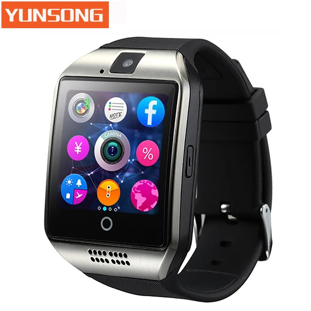 2018 bluetooth smart watch smart bracelet with camera support sim tf watch