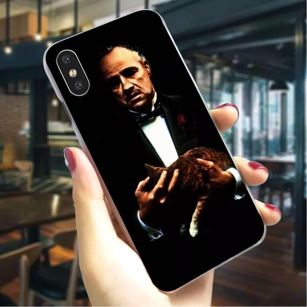 Чехол для телефона Godfather Marlon Brando для iphone 8 Plus 5 5S SE 6 6 S/6 6S Plus 7 8/7 Plus X XS XR Xs Max, Жесткий Чехол