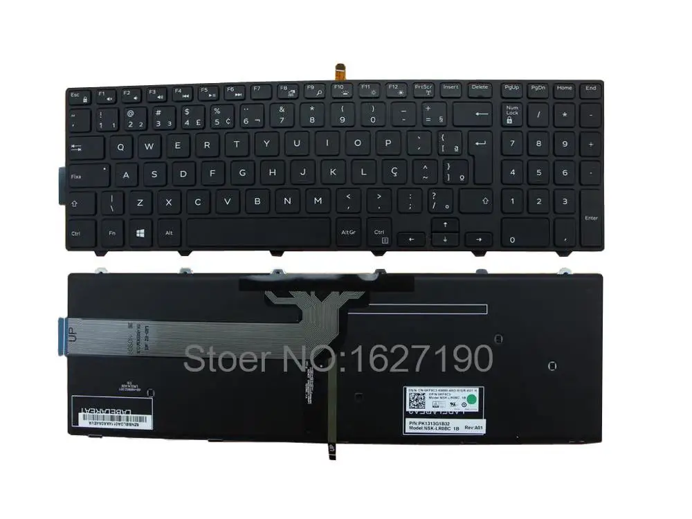 BR Brazil Laptop Keyboard For Dell Inspiron 15 5000 Series 5547 5521