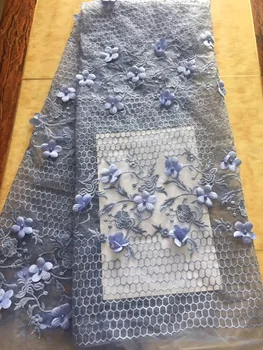 

2019 Fashion Cotton African Lace Fabrics Stones Nigerian Lace Fabrics High Quality Lace French Net Lace Fabrics Dress