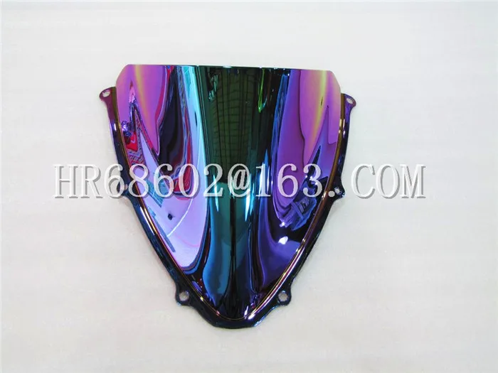 

Freeshipping For Suzuki GSXR 600 750 R gsxr 600 750 r K6 2006 2007 k6 06 07 Iridium Windshield WindScreen Double Bubble