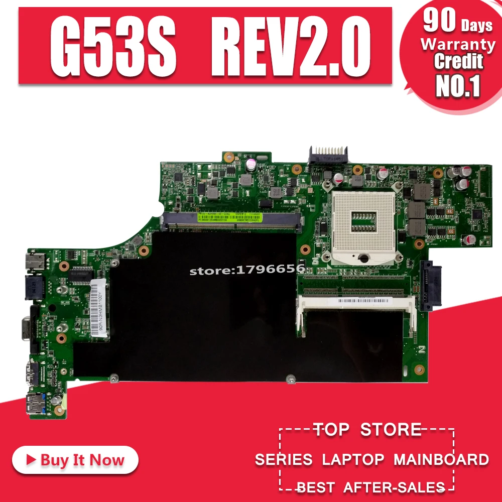 Материнская плата G53SX для For Asus G53S VX7 VX7S материнская ноутбука новая REV2.0 100%