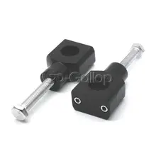 Коротышка " Черный Руль стояки зажим для Harley Dyna Sportster Softail Touring Street Glide/для Suzuki Boulevard M50 C50 C90