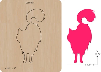 

New cat Wooden die Scrapbooking C-361-52 Cutting Dies