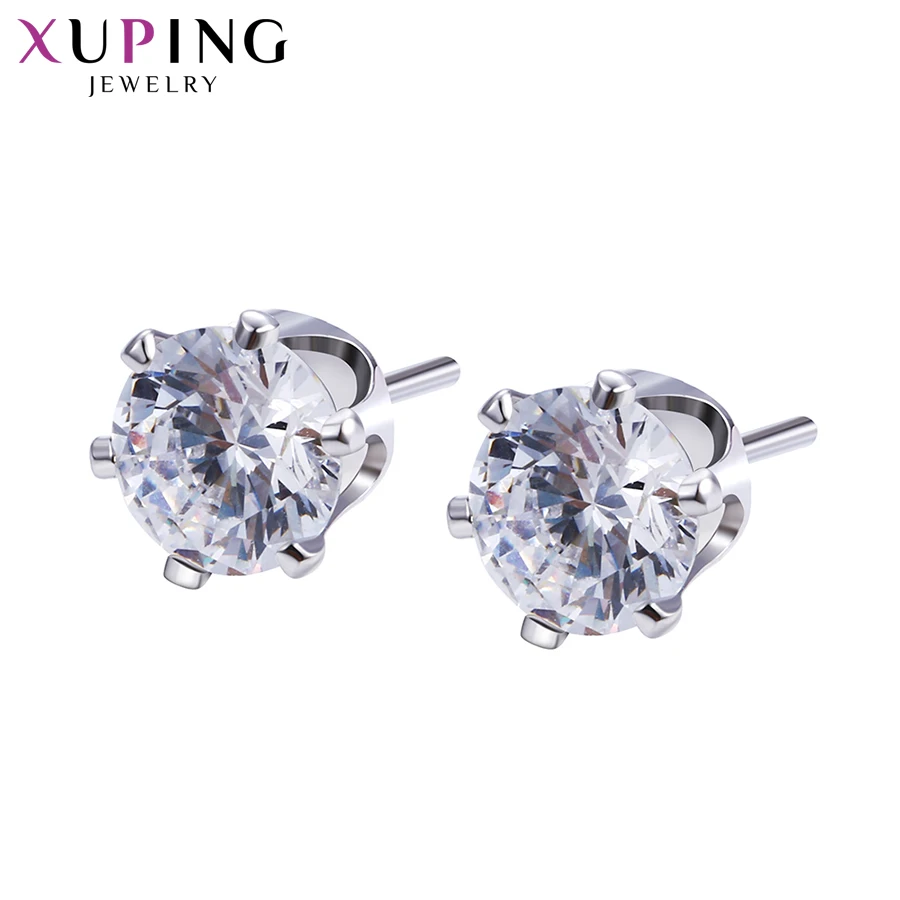 

Xuping Fashion Elegant Earrings Simple Design with Synthetic Cubic Zirconia Jewelry for Womens Valentine's Day Gifts S15-20105
