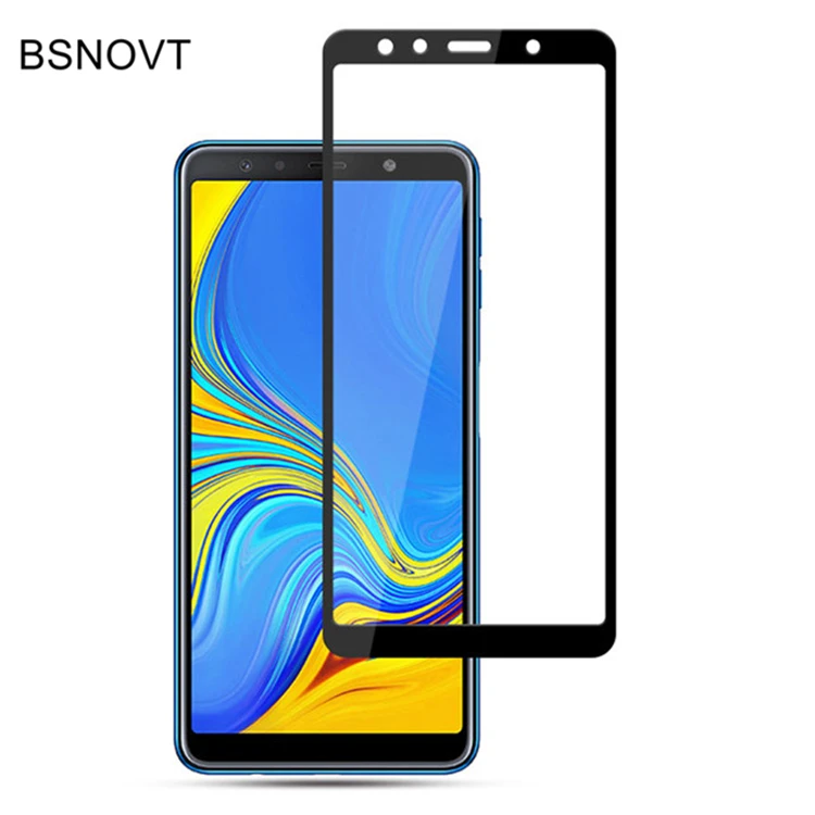 2 шт стекло для Samsung Galaxy A7 2018 Защитная пленка экрана телефона закаленное