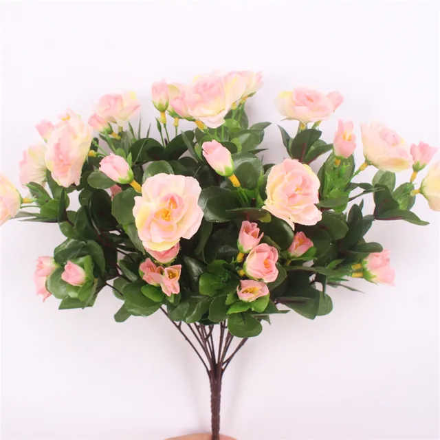 simulation silk Azalea bouquet Wedding bride bridesmaid Holding flowers
