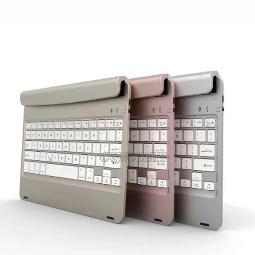 

For New Ipad 2018 6th Gen 9.7inch Ultra Slim ABS Wireless Bluetooth Keyboard For Ipad 2017 5th 130 Degree Rotate Stand