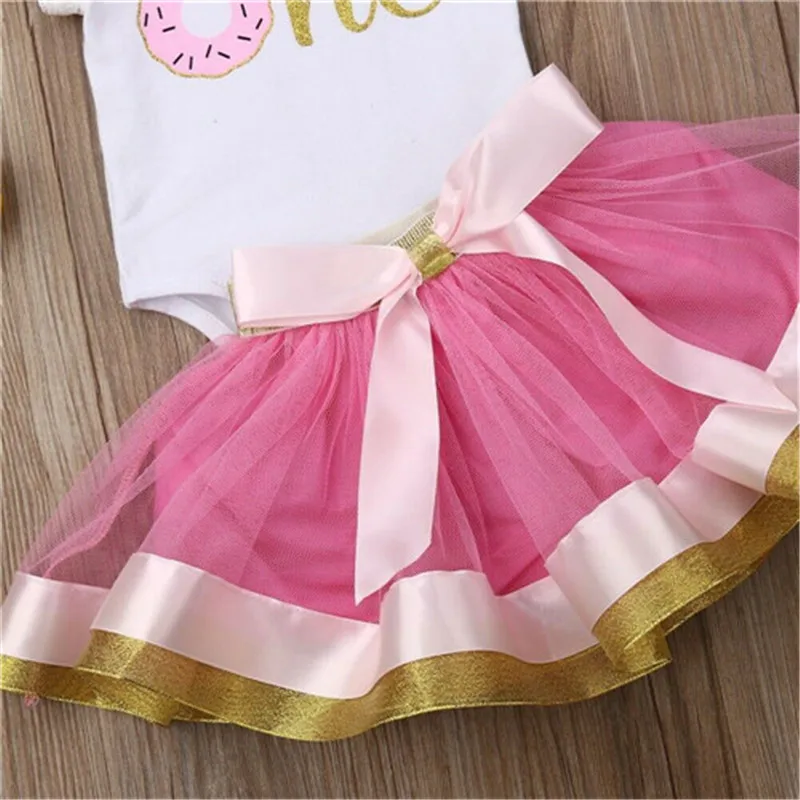 Комплект одежды для новорожденных девочек; верхний комбинезон маленькой принцессы; юбка-пачка; хлопковая одежда для маленьких девочек; комплект одежды для дня рождения