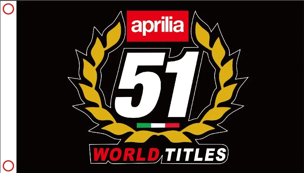 Флаг для мотоцикла баннер aprilia флаг 3x5 футов полиэстер 05 | Дом и сад