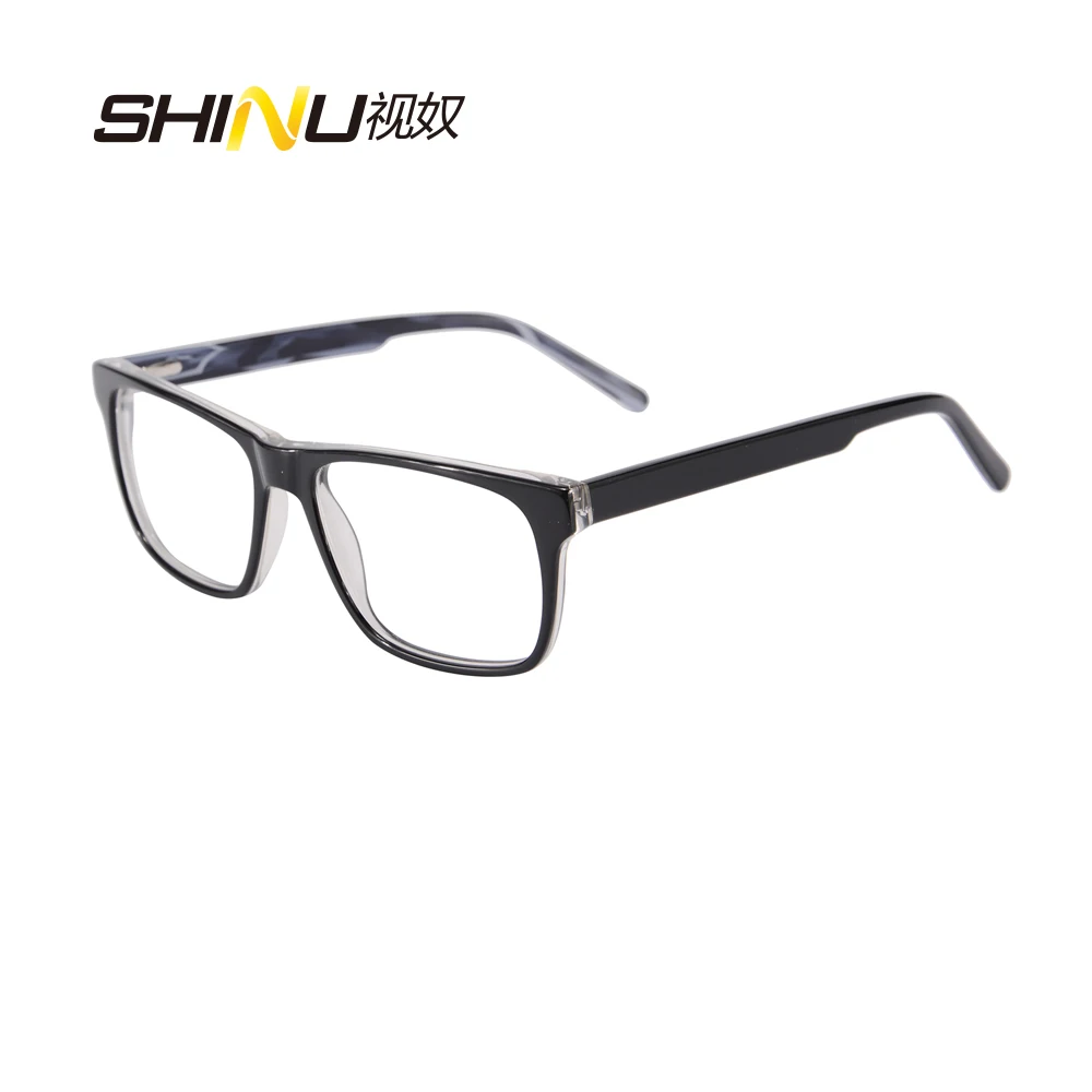 

Prescription Eyewear Eye Glasses Frames for Men Spectacle Frame brand designer men's square glasses frame SR6045