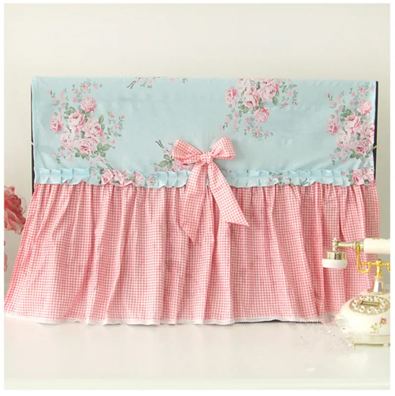 MK Computer Covers Korean cotton flower computer cover bow dust cover